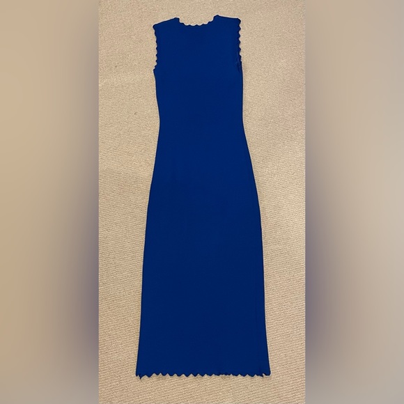 Zara Royal Blue Knit Maxi Dress - SMALL - Picture 1 of 3